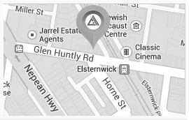Find us at 253 Glen Huntly Road, Elsternwick VIC 3185